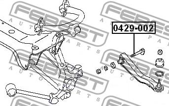 Febest 0429-002 - Bullone correzione campanatura autozon.pro