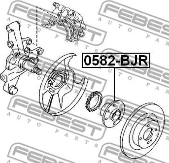 Febest 0582-BJR - Mozzo ruota autozon.pro