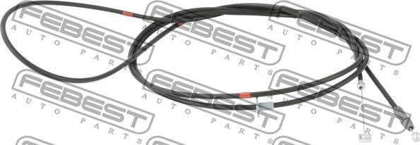 Febest 01101-GDJ150F - Cavo comando cofano motore autozon.pro