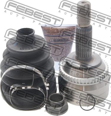 Febest 0110-ZZE132A48 - Kit giunti, Semiasse autozon.pro