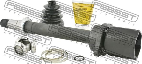 Febest 0111-AZT251RH - Kit giunti, Semiasse autozon.pro