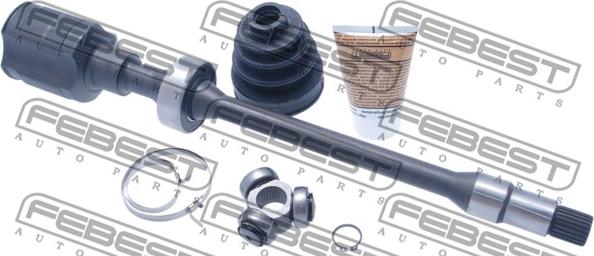 Febest 0111-GRX125RH - Kit giunti, Semiasse autozon.pro