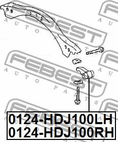 Febest 0124-HDJ100RH - Tiranteria barra torsione autozon.pro