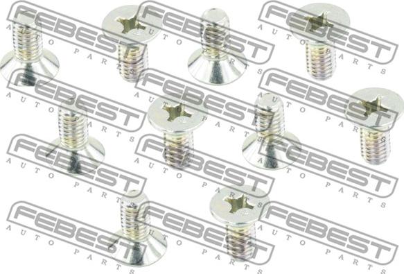 Febest 0398-003-PCS10 - Perno fissaggio, Braccio oscillante autozon.pro