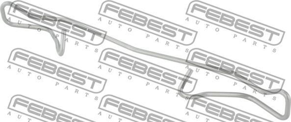 Febest 0303-001 - Molla, Pastiglia freno autozon.pro