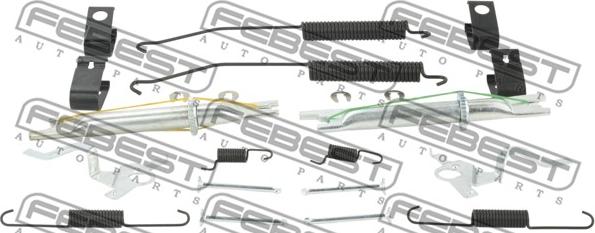 Febest 0204-D40MR-KIT - Kit accessori, Ganasce freno stazionamento autozon.pro