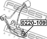 Febest 0220-109 - Giunto di supporto / guida autozon.pro