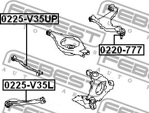 Febest 0220-777 - Giunto di supporto / guida autozon.pro