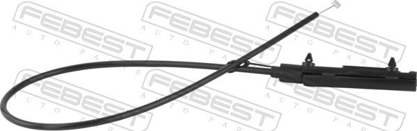 Febest 19101-E39FL - Cavo comando cofano motore autozon.pro