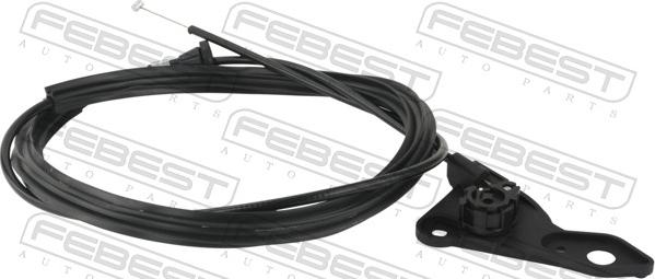 Febest 19101-E36 - Cavo comando cofano motore autozon.pro