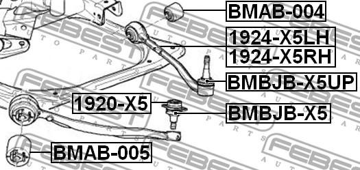 Febest BMAB-004 - Supporto, Braccio oscillante autozon.pro