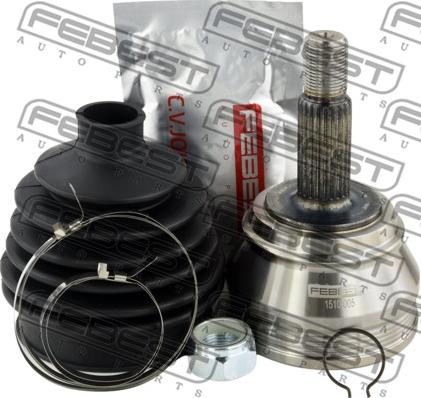 Febest 1510-005 - Kit giunti, Semiasse autozon.pro