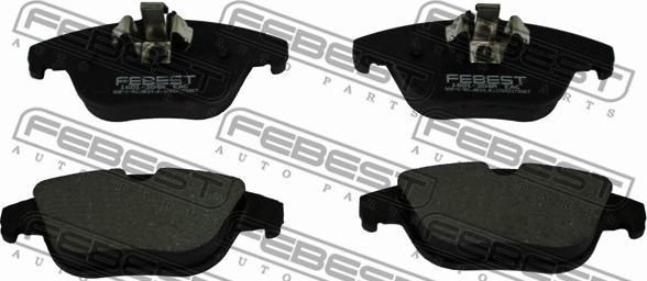 Febest 1601-204R - Kit pastiglie freno, Freno a disco autozon.pro