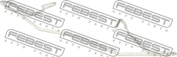 Febest 1603-001 - Molla, Pastiglia freno autozon.pro