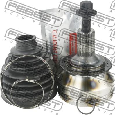 Febest 1610-156 - Kit giunti, Semiasse autozon.pro