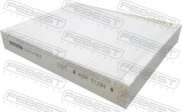 Febest 1043-001 - Filtro, Aria abitacolo autozon.pro