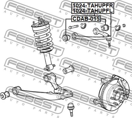 Febest 1024-TAHUPFR - Braccio oscillante, Sospensione ruota autozon.pro