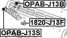 Febest 1820-J13F - Giunto di supporto / guida autozon.pro