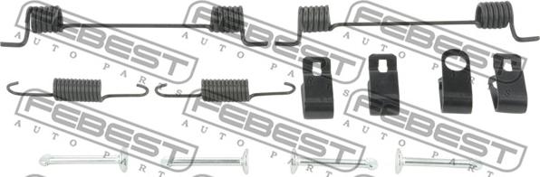 Febest 1204-SFER-KIT - Kit accessori, Ganasce freno stazionamento autozon.pro