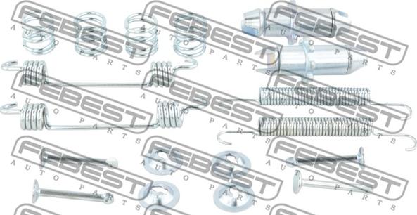 Febest 1204-TUC2WDR-KIT - Kit accessori, Ganasce freno stazionamento autozon.pro