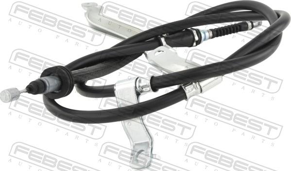 Febest 12100-F2DISCLH - Cavo comando, Freno stazionamento autozon.pro