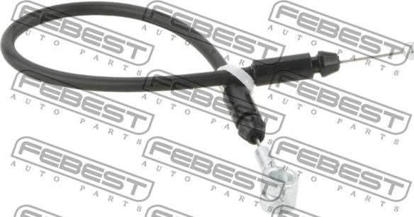 Febest 12101-SBS - Cavo comando cofano motore autozon.pro