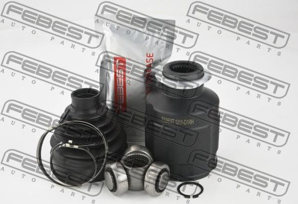 Febest 1211-D7RH - Kit giunti, Semiasse autozon.pro