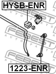 Febest 1223-ENR - Asta / Puntone, Stabilizzatore autozon.pro