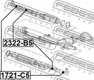 Febest 1721-C5 - Testa barra d'accoppiamento autozon.pro