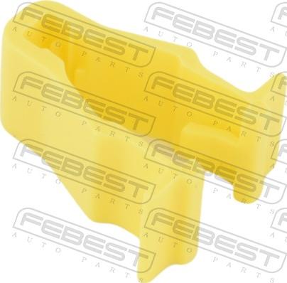 Febest 88570-124 - Clip, Fregio / Modanatura protettiva autozon.pro