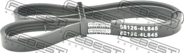 Febest 88126-4L845 - Cinghia Poly-V autozon.pro