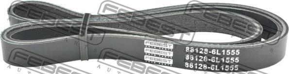 Febest 88128-6L1555 - Cinghia Poly-V autozon.pro