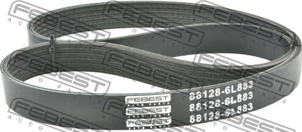 Febest 88128-6L883 - Cinghia Poly-V autozon.pro