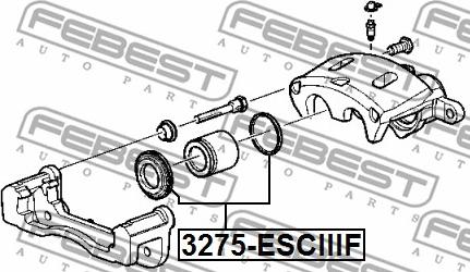 Febest 3275-ESCIIIF - Kit riparazione, Pinza freno autozon.pro