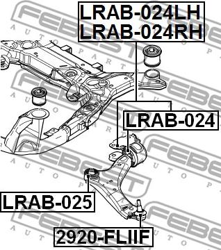 Febest 2920-FLIIF - Giunto di supporto / guida autozon.pro