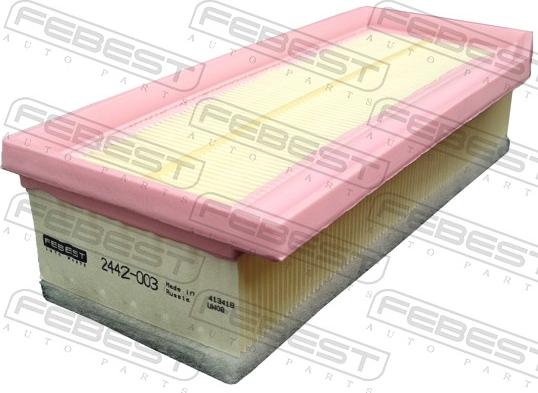 Febest 2442-003 - Filtro aria autozon.pro