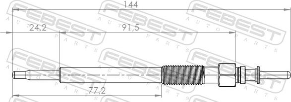 Febest 24642-004 - Candeletta autozon.pro