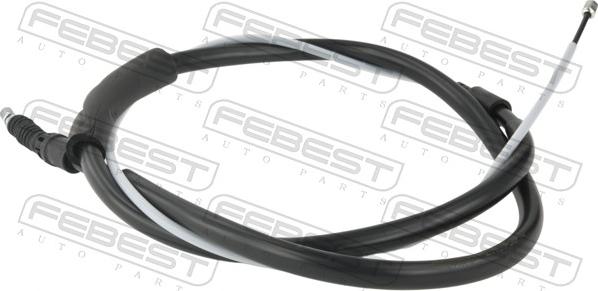 Febest 25100-C3PIC - Cavo comando, Freno stazionamento autozon.pro