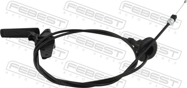 Febest 25101-B9 - Cavo comando cofano motore autozon.pro