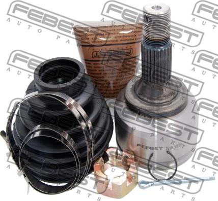 Febest 2510-30716 - Kit giunti, Semiasse autozon.pro