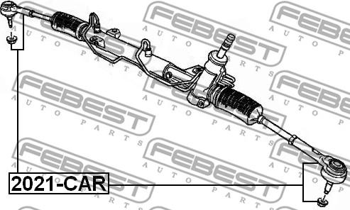 Febest 2021-CAR - Testa barra d'accoppiamento autozon.pro