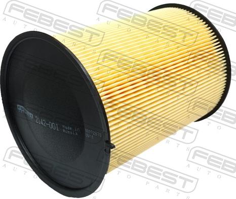 Febest 2142-001 - Filtro aria autozon.pro