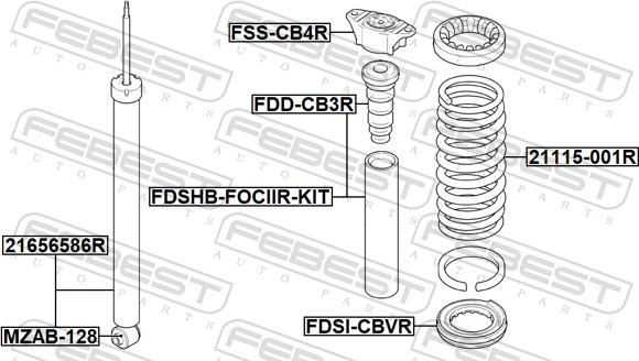 Febest 21115-001R - Molla autotelaio autozon.pro