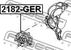 Febest 2182-GER - Mozzo ruota autozon.pro