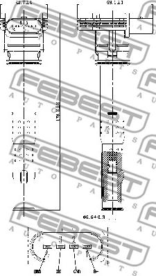 Febest 23640-001 - Bobina d'accensione autozon.pro