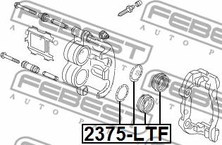 Febest 2375-LTF - Kit riparazione, Pinza freno autozon.pro