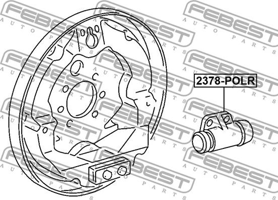 Febest 2378-POLR - Cilindretto freno autozon.pro