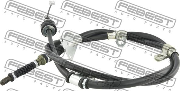 Febest 2299-PCSPORRH - Cavo comando, Freno stazionamento autozon.pro