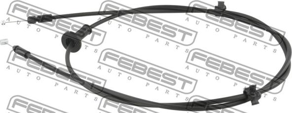 Febest 22101-D4L - Cavo comando cofano motore autozon.pro