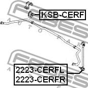 Febest 2223-CERFL - Asta / Puntone, Stabilizzatore autozon.pro